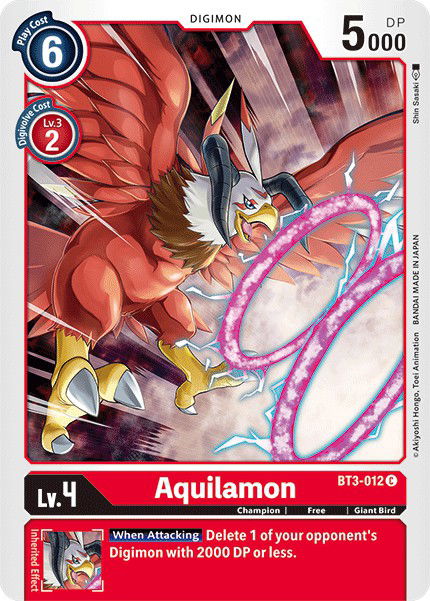 Aquilamon BT3-012 Crop image Wallpaper