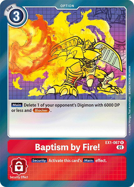 Baptism by Fire! EX1-067 Crop image Wallpaper