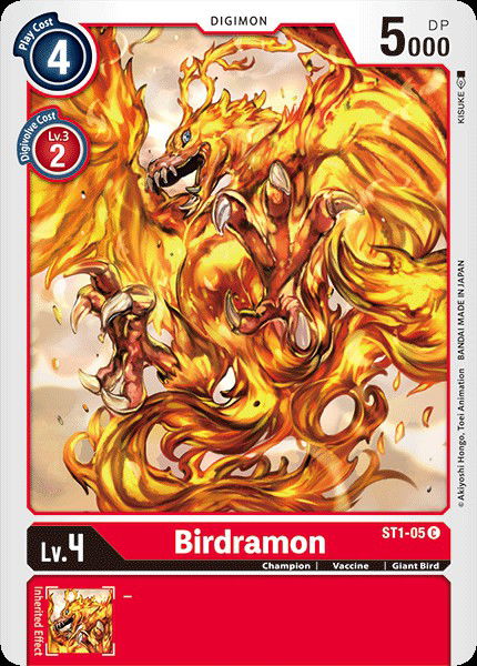 Birdramon ST1-05 Crop image Wallpaper