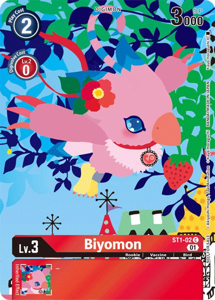 Biyomon ST1-02 Crop image Wallpaper