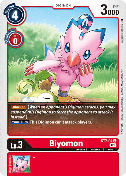 Biyomon ST7-04 Crop image Wallpaper