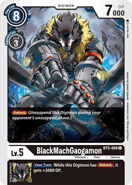 BlackMachGaogamon BT5-068 Crop image Wallpaper