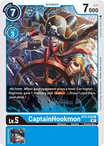 CaptainHookmon BT8-028 Crop image Wallpaper