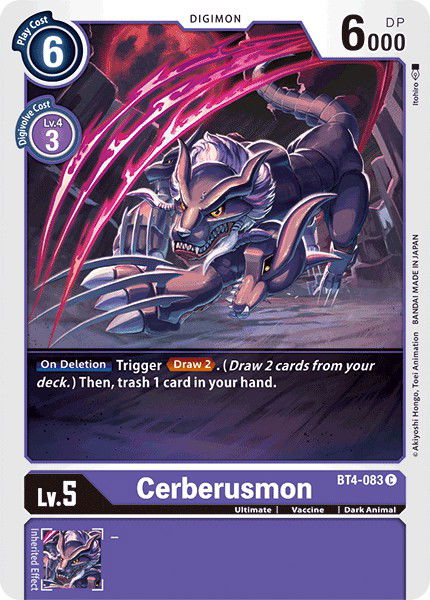 Cerberusmon BT4-083 Crop image Wallpaper