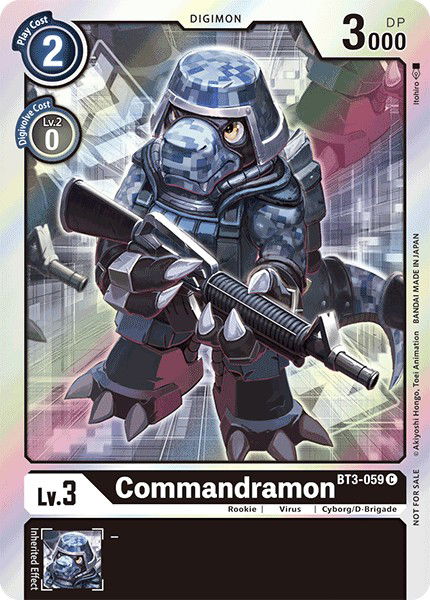 Commandramon BT3-059 Crop image Wallpaper