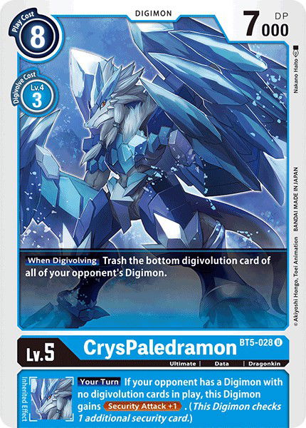 CrysPaledramon BT5-028 Crop image Wallpaper