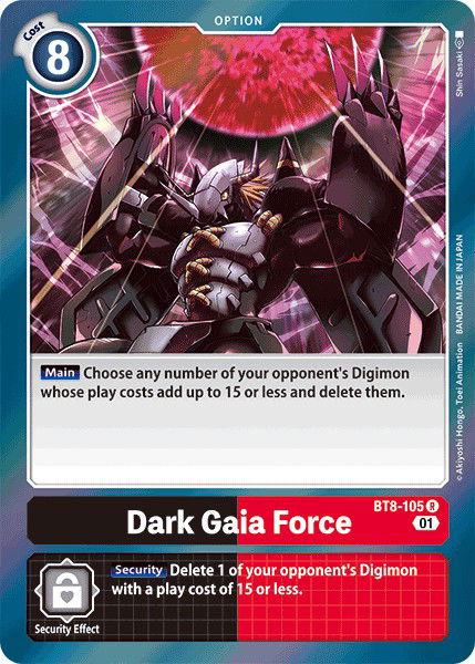 Dark Gaia Force BT8-105 Crop image Wallpaper