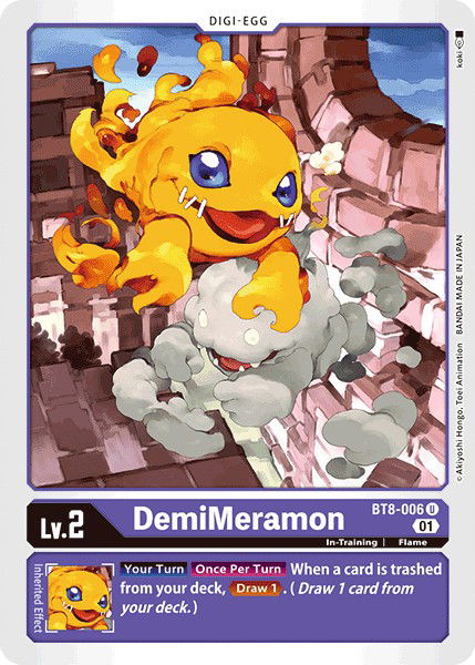 DemiMeramon BT8-006 Crop image Wallpaper