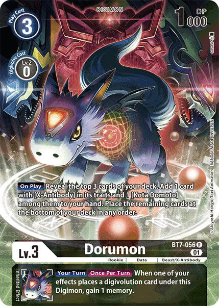 Dorumon BT7-056 Crop image Wallpaper