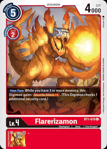 Flarerizamon BT1-018 Crop image Wallpaper