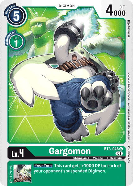 Gargomon BT3-048 Crop image Wallpaper