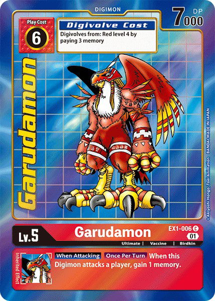 Garudamon EX1-006 Crop image Wallpaper