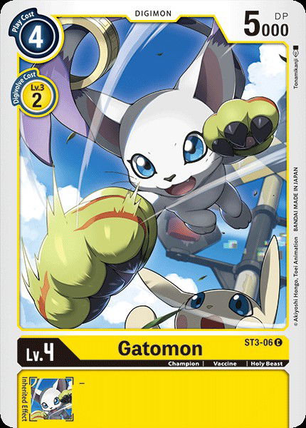 Gatomon ST3-06 Crop image Wallpaper