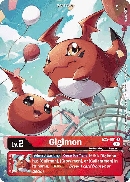 Gigimon EX2-001 Crop image Wallpaper