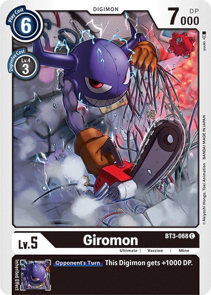 Giromon BT3-068 Crop image Wallpaper