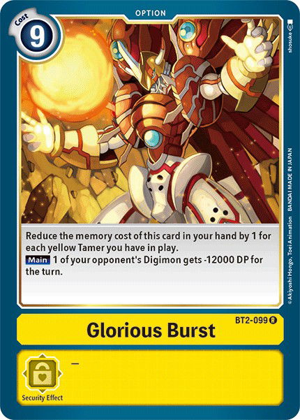 Glorious Burst BT2-099 Crop image Wallpaper