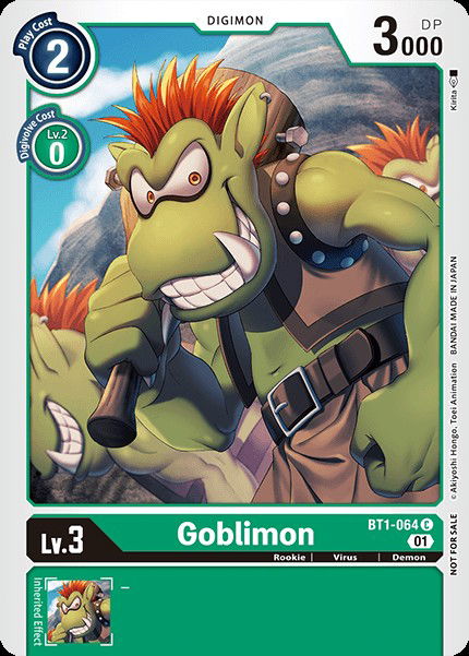 Goblimon BT1-064 Crop image Wallpaper