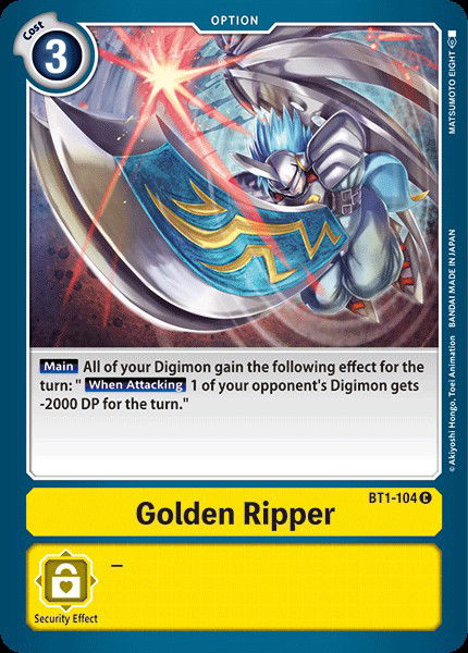 Golden Ripper BT1-104 Crop image Wallpaper