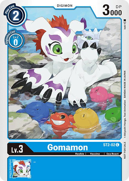 Gomamon ST2-02 Crop image Wallpaper