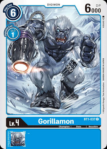 Gorillamon BT1-037 Crop image Wallpaper