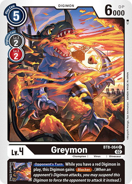 Greymon BT8-064 Crop image Wallpaper