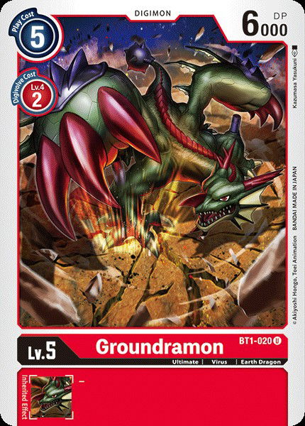 Groundramon BT1-020 Crop image Wallpaper