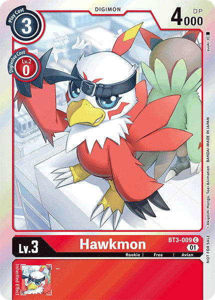 Hawkmon BT3-009 Crop image Wallpaper