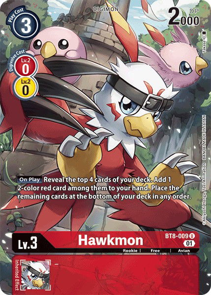 Hawkmon BT8-009 Crop image Wallpaper