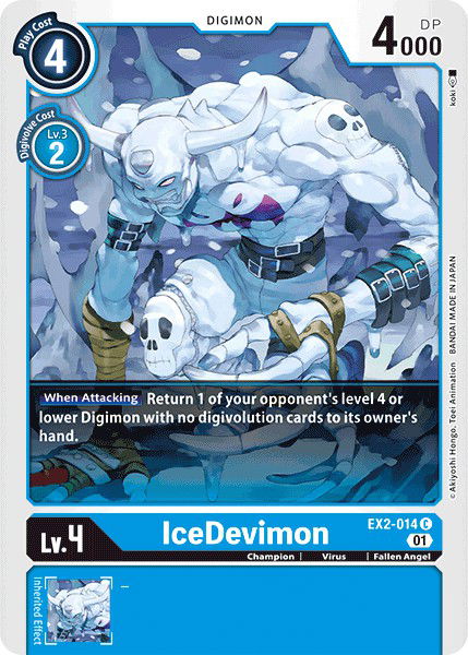 IceDevimon EX2-014 Crop image Wallpaper