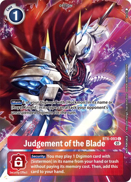 Judgement of the Blade BT6-093 Crop image Wallpaper