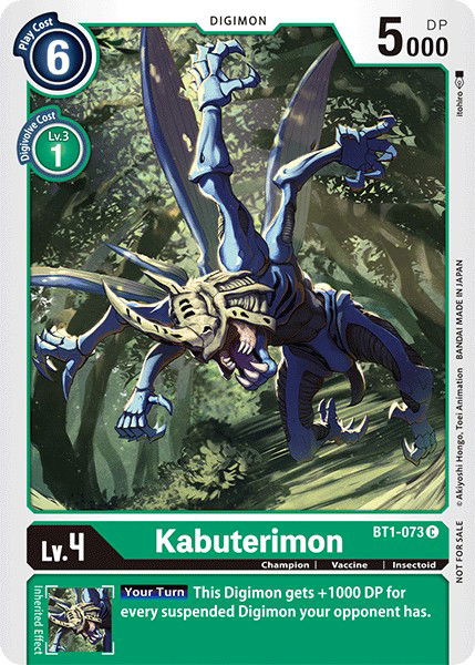 Kabuterimon BT1-073 Crop image Wallpaper