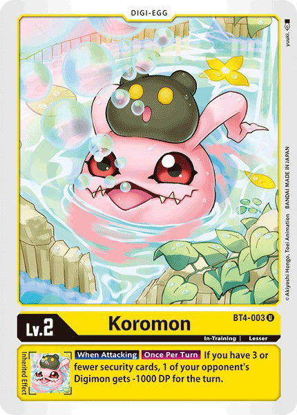 Koromon BT4-003 Crop image Wallpaper