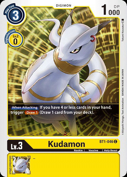 Kudamon BT1-046 Crop image Wallpaper