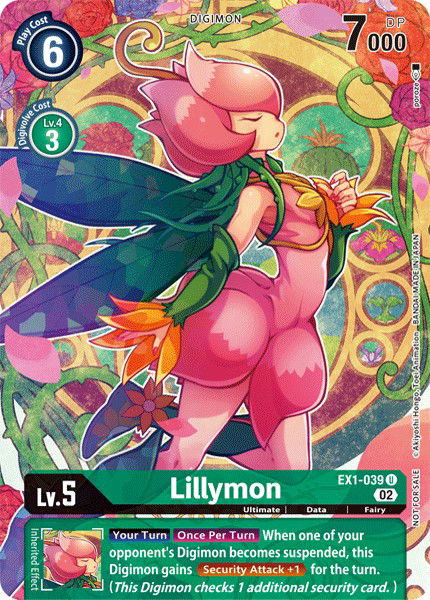 Lillymon EX1-039 Crop image Wallpaper