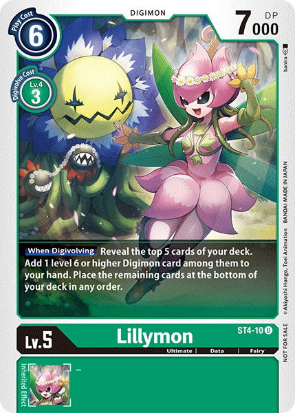 Lillymon ST4-10 Crop image Wallpaper