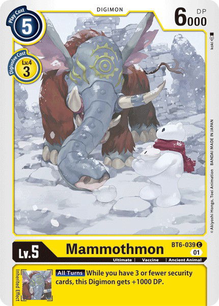 Mammothmon BT6-039 Crop image Wallpaper