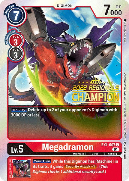 Megadramon EX1-007 Crop image Wallpaper