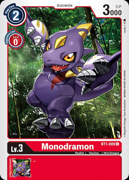 Monodramon BT1-009 Crop image Wallpaper