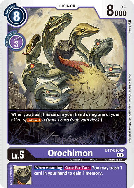 Orochimon BT7-076 Crop image Wallpaper