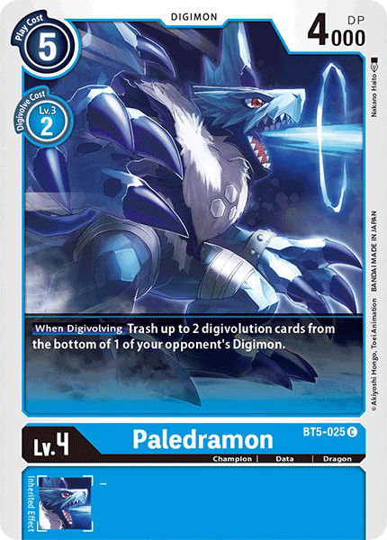 Paledramon BT5-025 Crop image Wallpaper