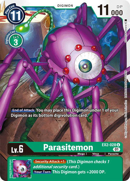 Parasitemon EX2-028 Crop image Wallpaper