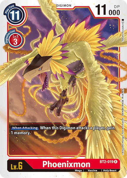 Phoenixmon BT2-019 Crop image Wallpaper