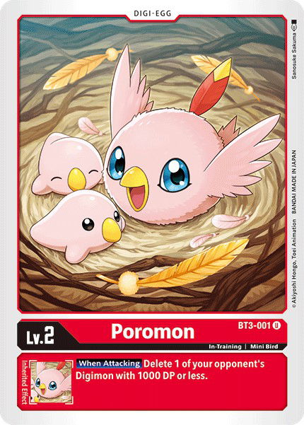 Poromon BT3-001 Crop image Wallpaper