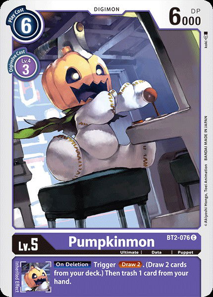 Pumpkinmon BT2-076 Crop image Wallpaper