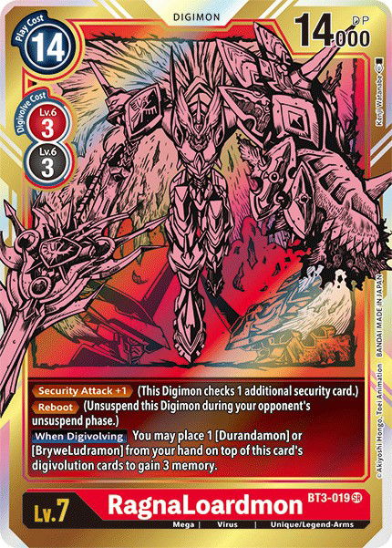 RagnaLoardmon BT3-019 Crop image Wallpaper