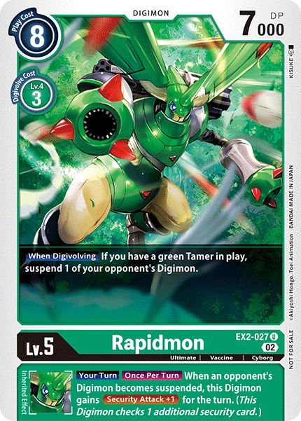 Rapidmon EX2-027 Crop image Wallpaper