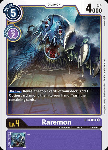 Raremon BT3-084 Crop image Wallpaper