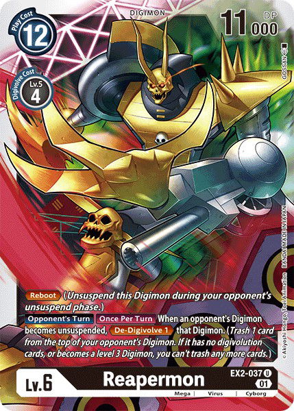 Reapermon EX2-037 Crop image Wallpaper