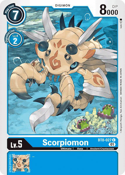 Scorpiomon BT8-027 Crop image Wallpaper