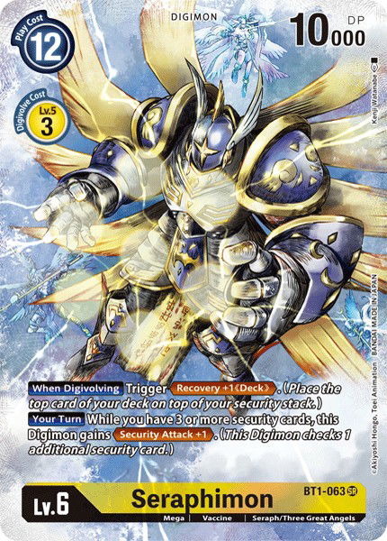 Seraphimon BT1-063 Crop image Wallpaper